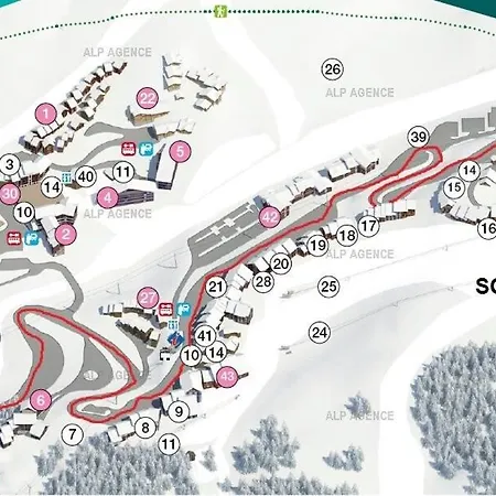 Le Squaw Valley - 3/4 Pers - Le Squaw Valley -014sq- Plagne Villages Mae-1544 * La Plagne